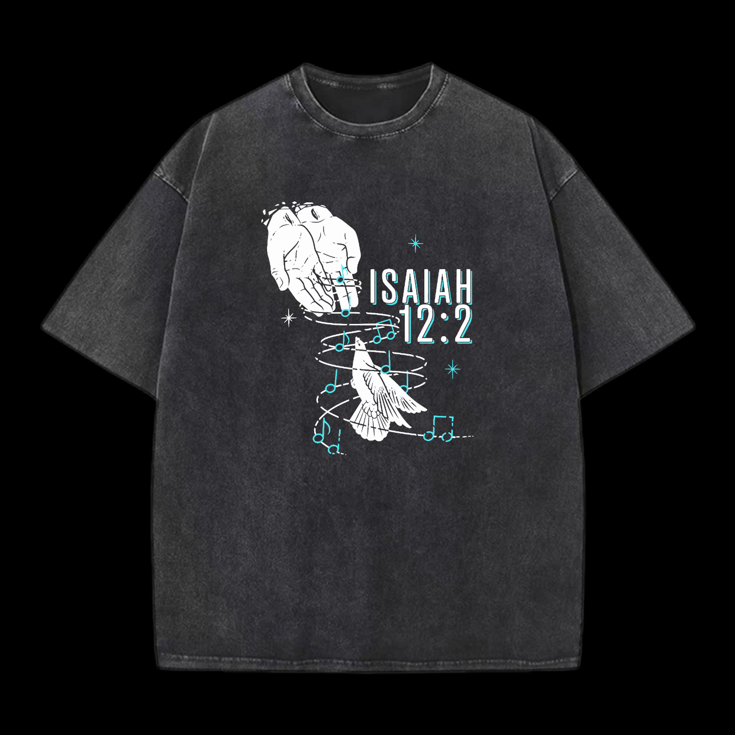 Isaiah 12:2 Washed T-Shirt