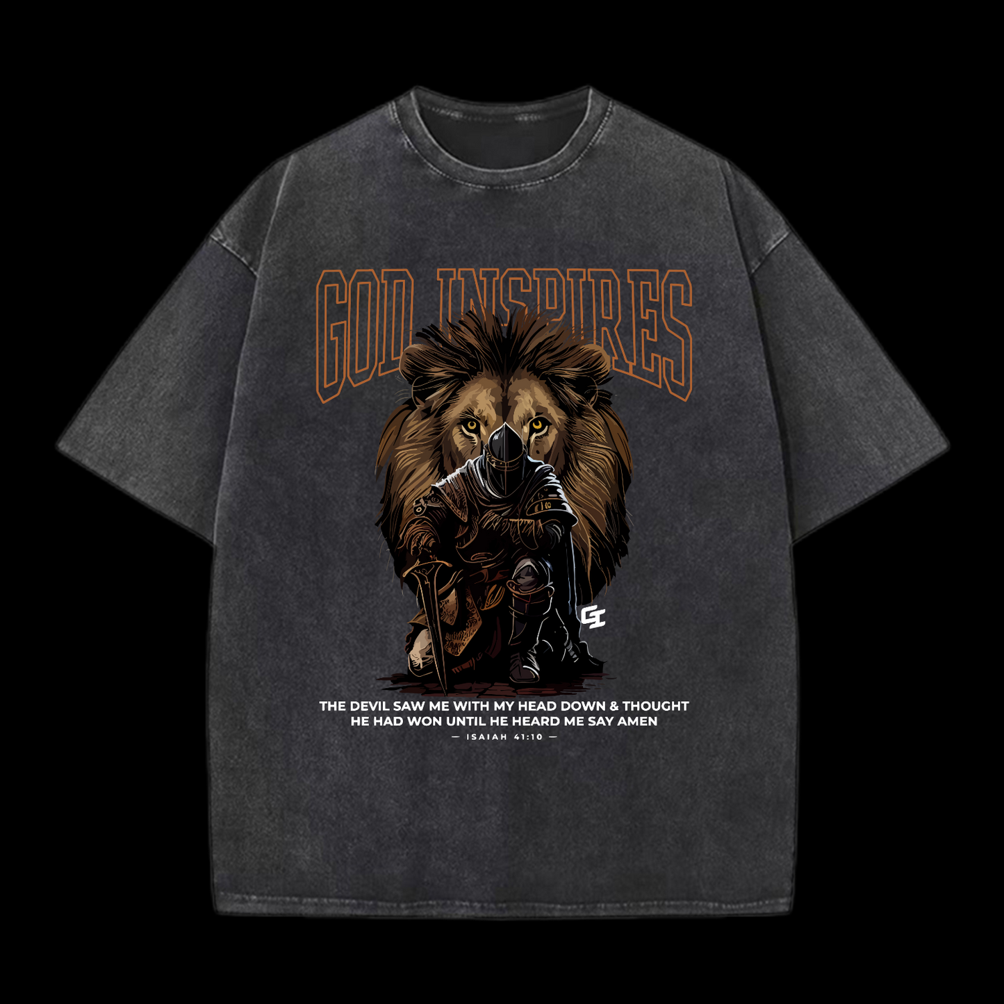 God Inspires Washed T-Shirt