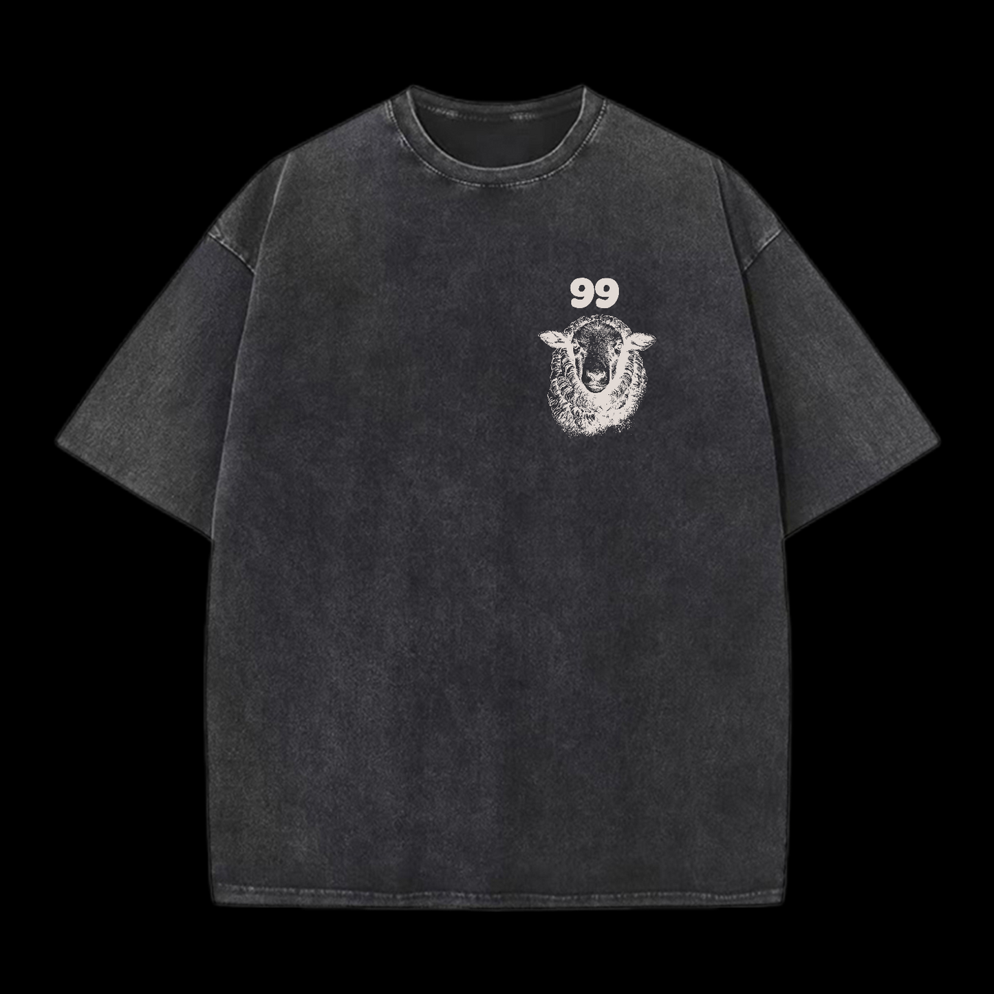 He Left The 99 To Rescue Me Washed T-Shirt
