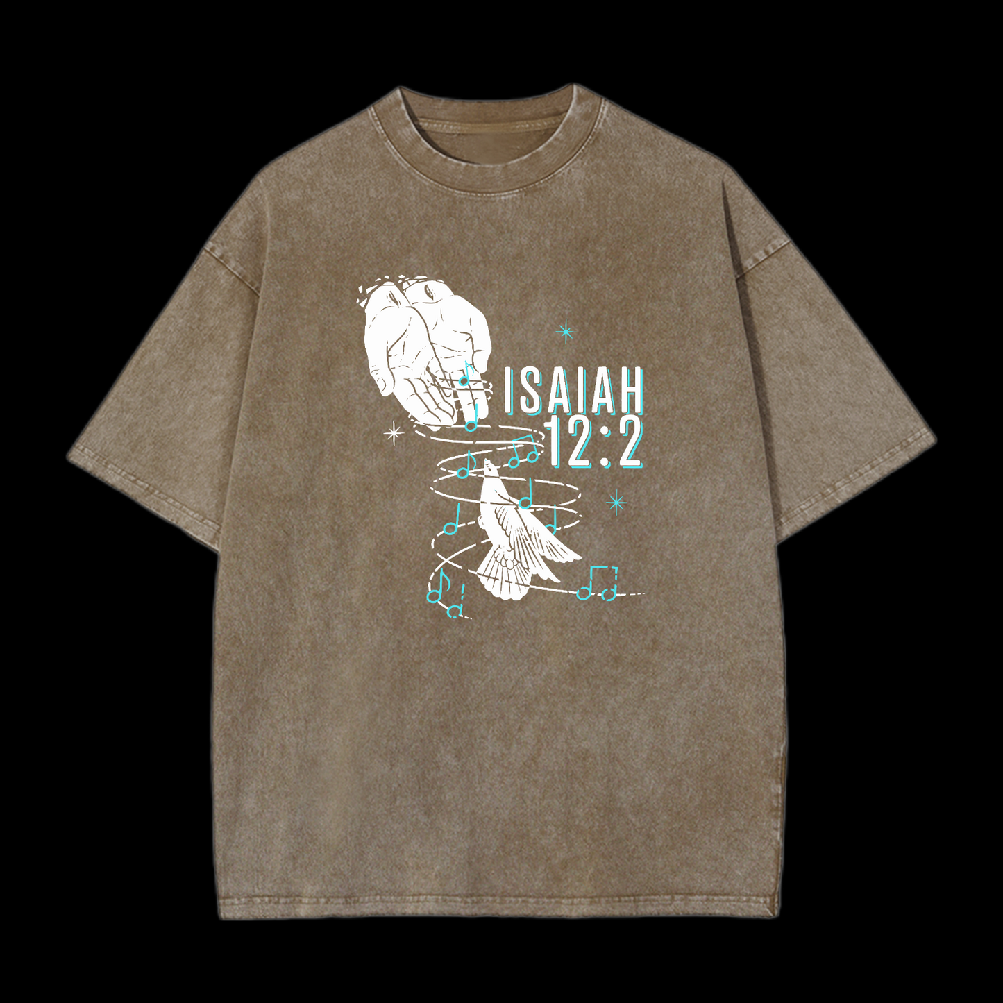 Isaiah 12:2 Washed T-Shirt