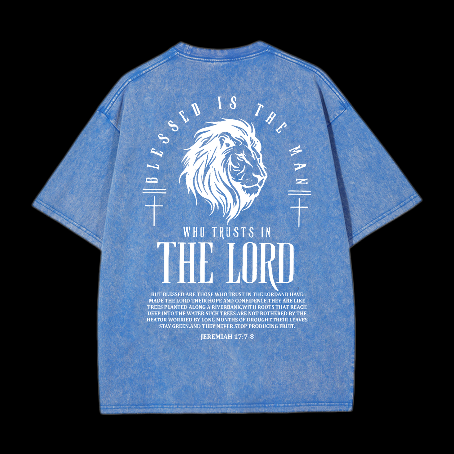 Blessed Is The Man Washed T-Shirt