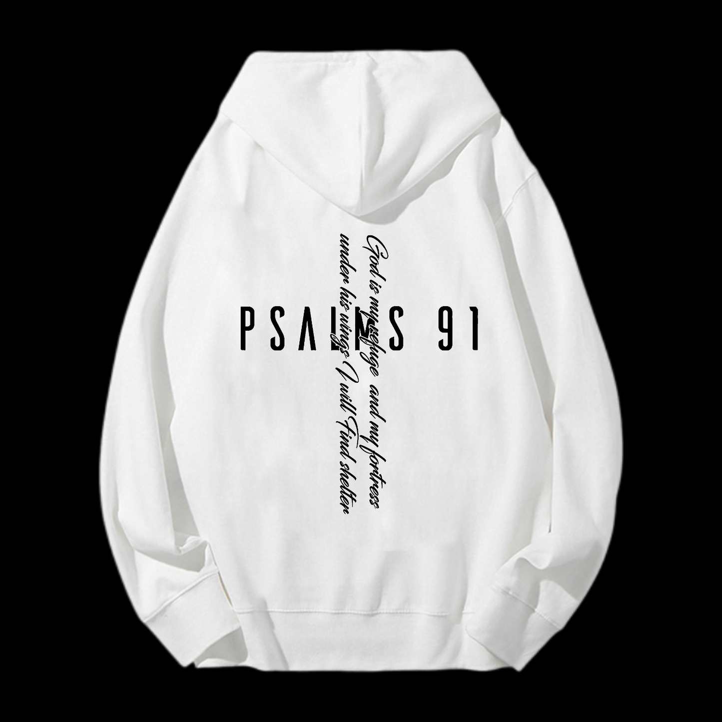 Psalm 91 Drawstring Hoodie