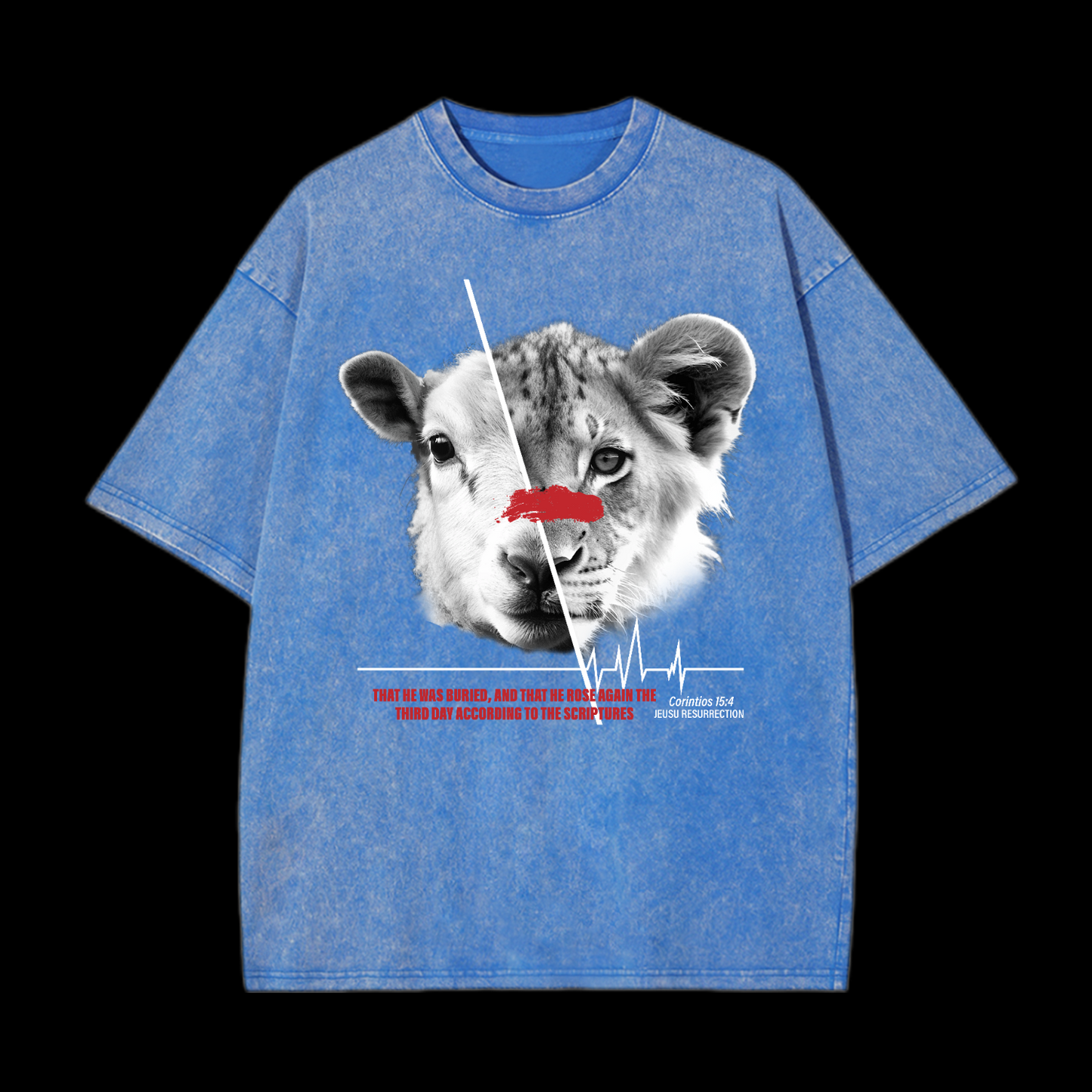 Jesus Resurrection Washed T-Shirt