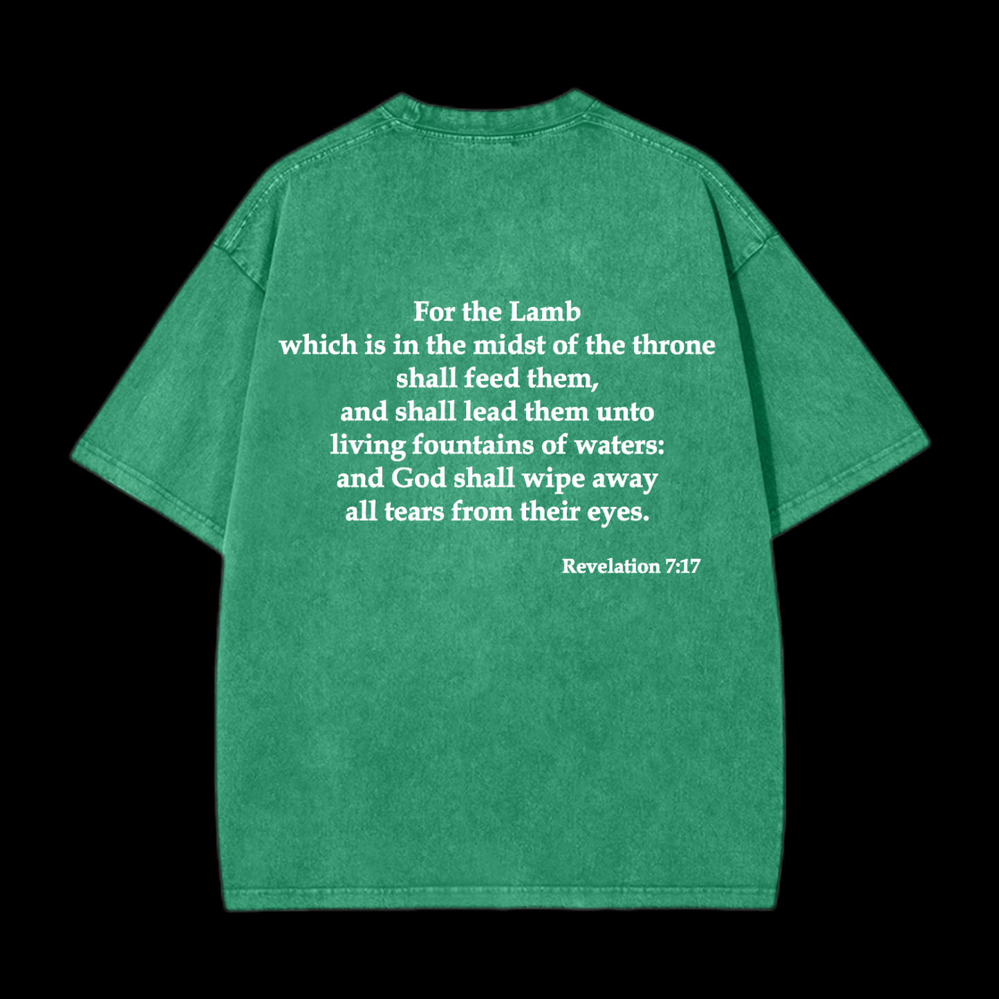 For The Lamb At The Center Washed T-Shirt
