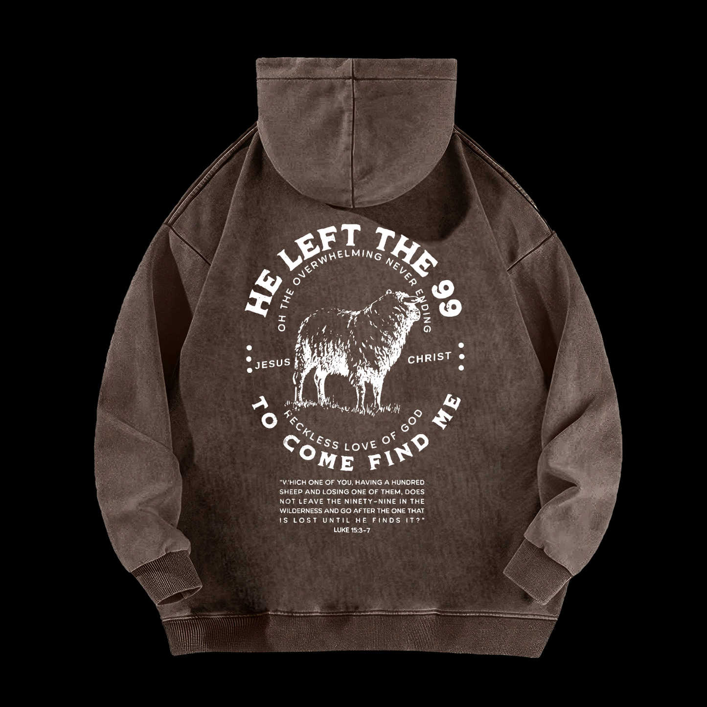 He Left The 99 Washed Hoodie
