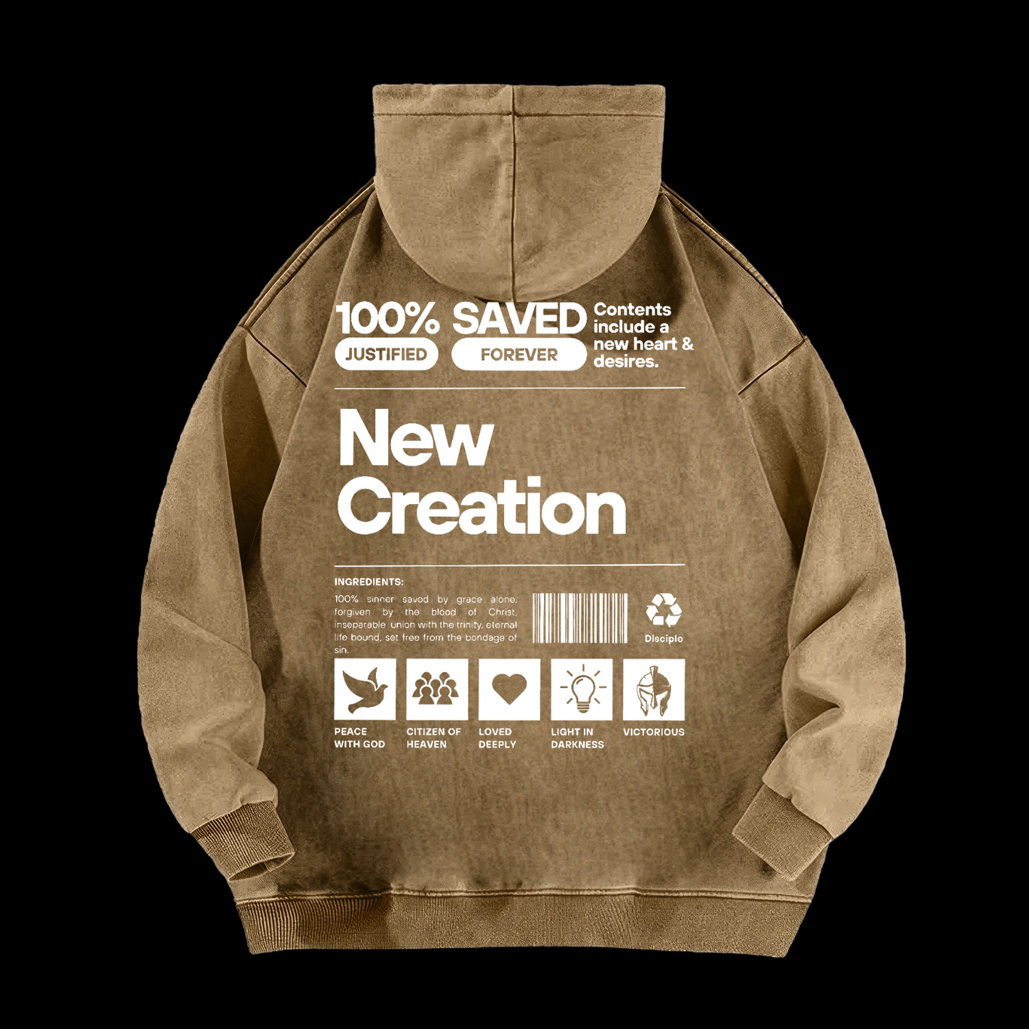 New Creation Washed Hoodie