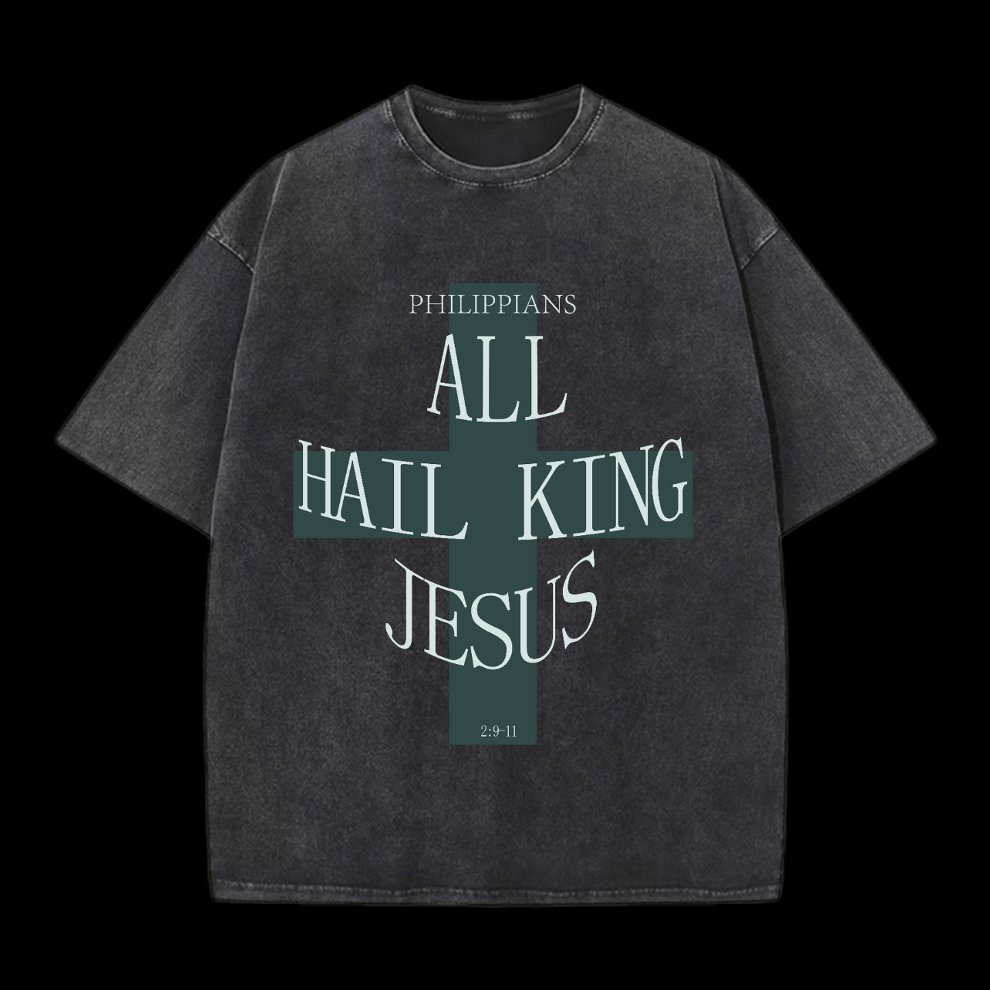 All Half King Jesus Washed T-Shirt