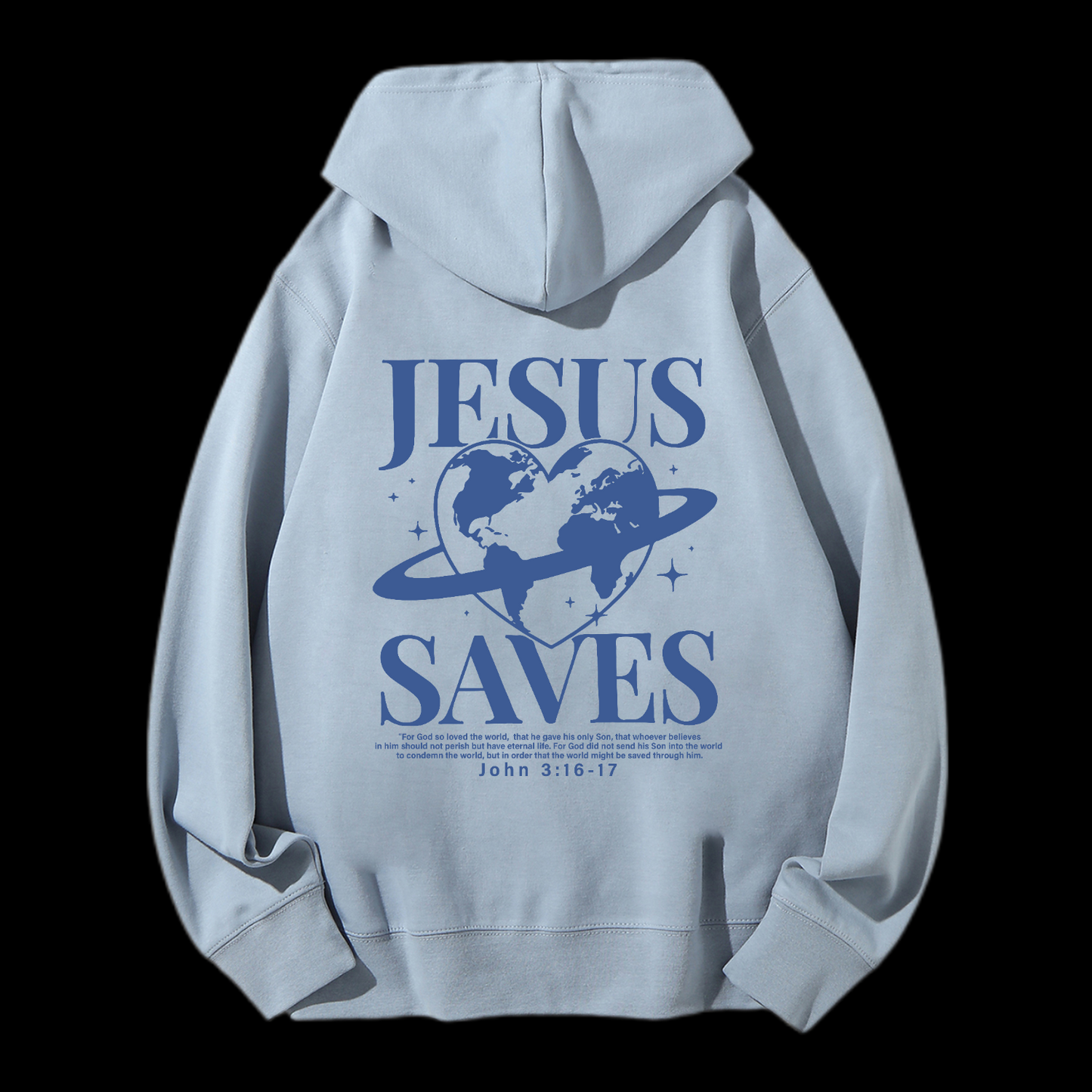 Jesus Saves Drawstring Hoodie