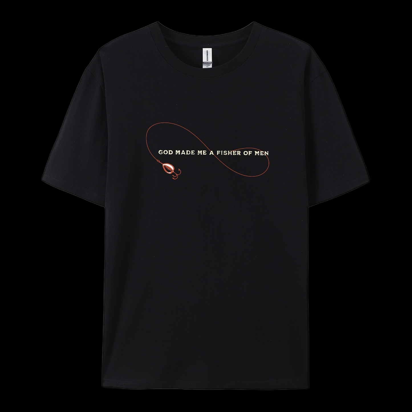 God Made Me A Fisher Of Men Cotton T-Shirt
