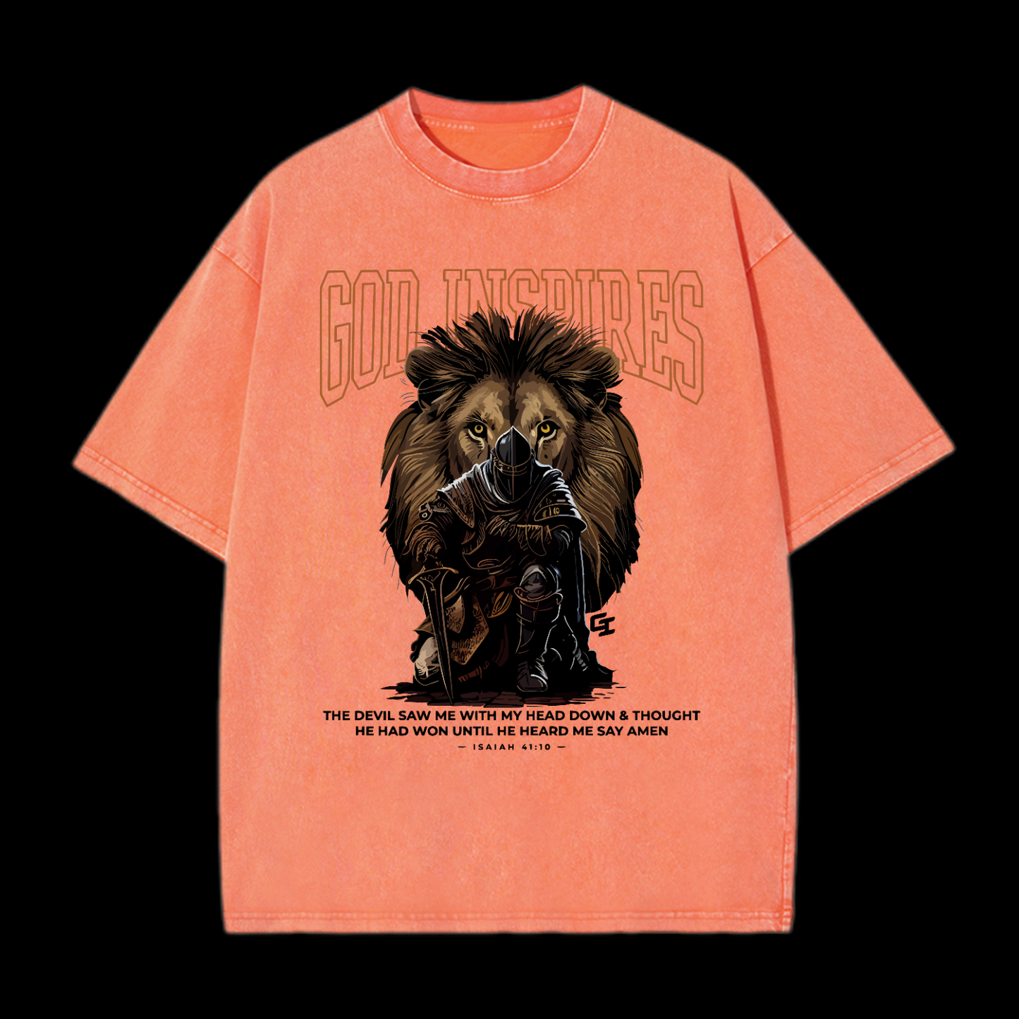 God Inspires Washed T-Shirt