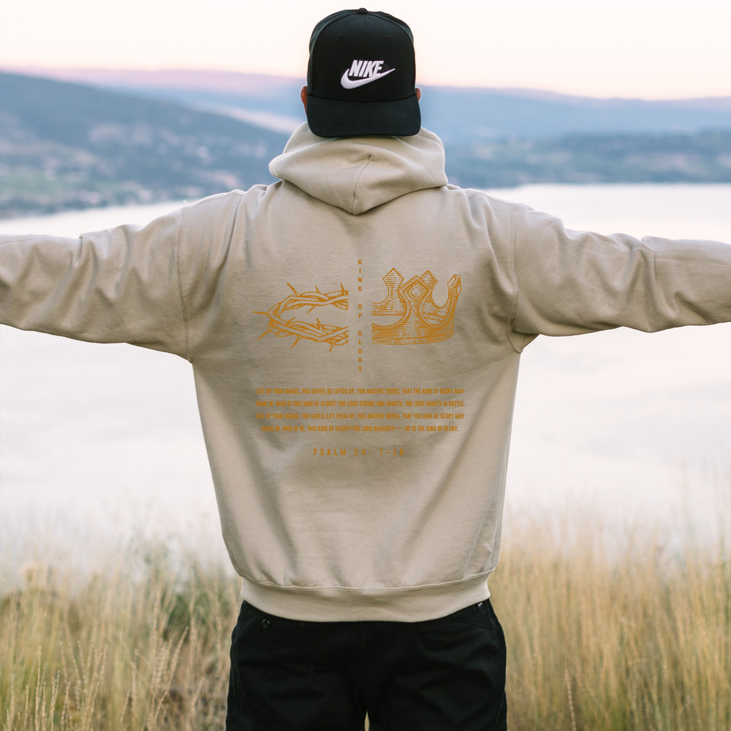 King Of Glory Drawstring Hoodie