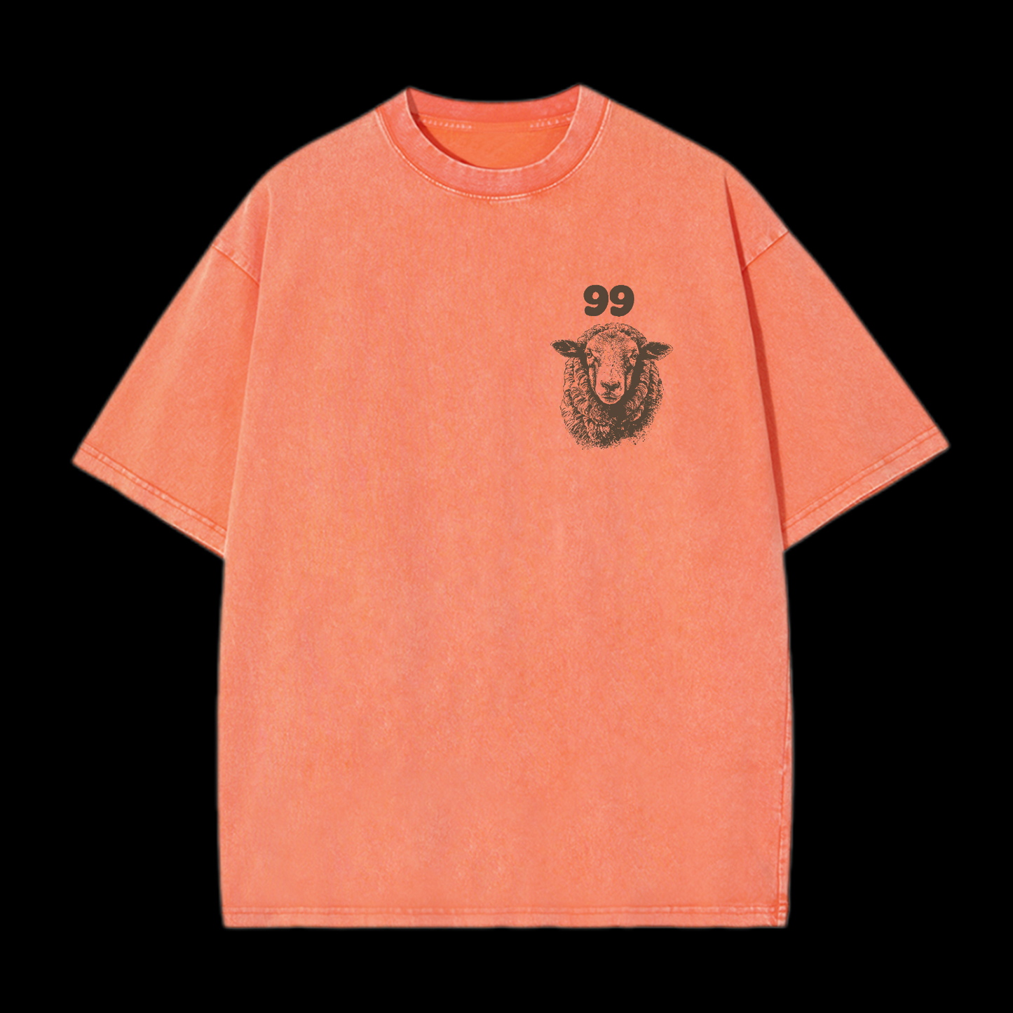 He Left The 99 To Rescue Me Washed T-Shirt