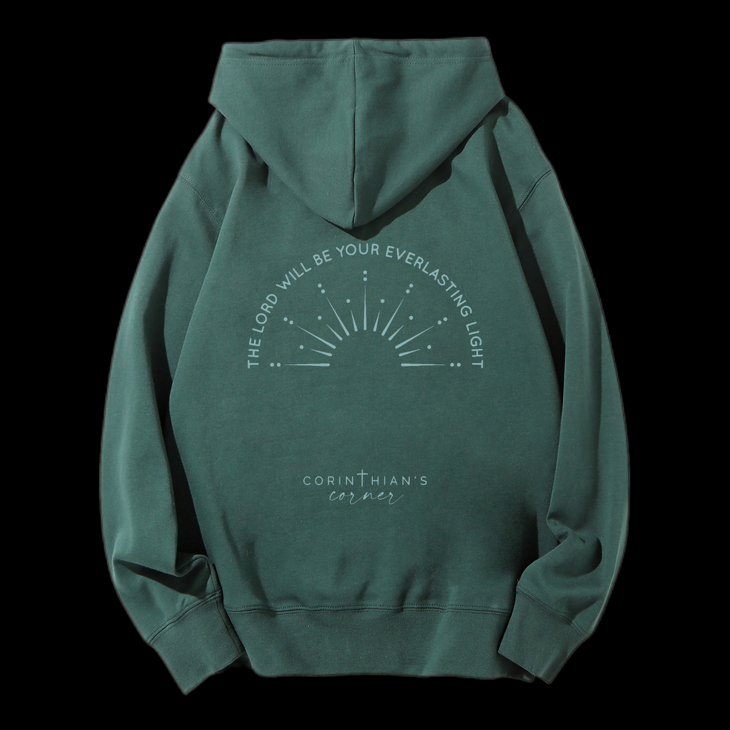 The Lord Will Be Your Everlasting Light Drawstring Hoodie