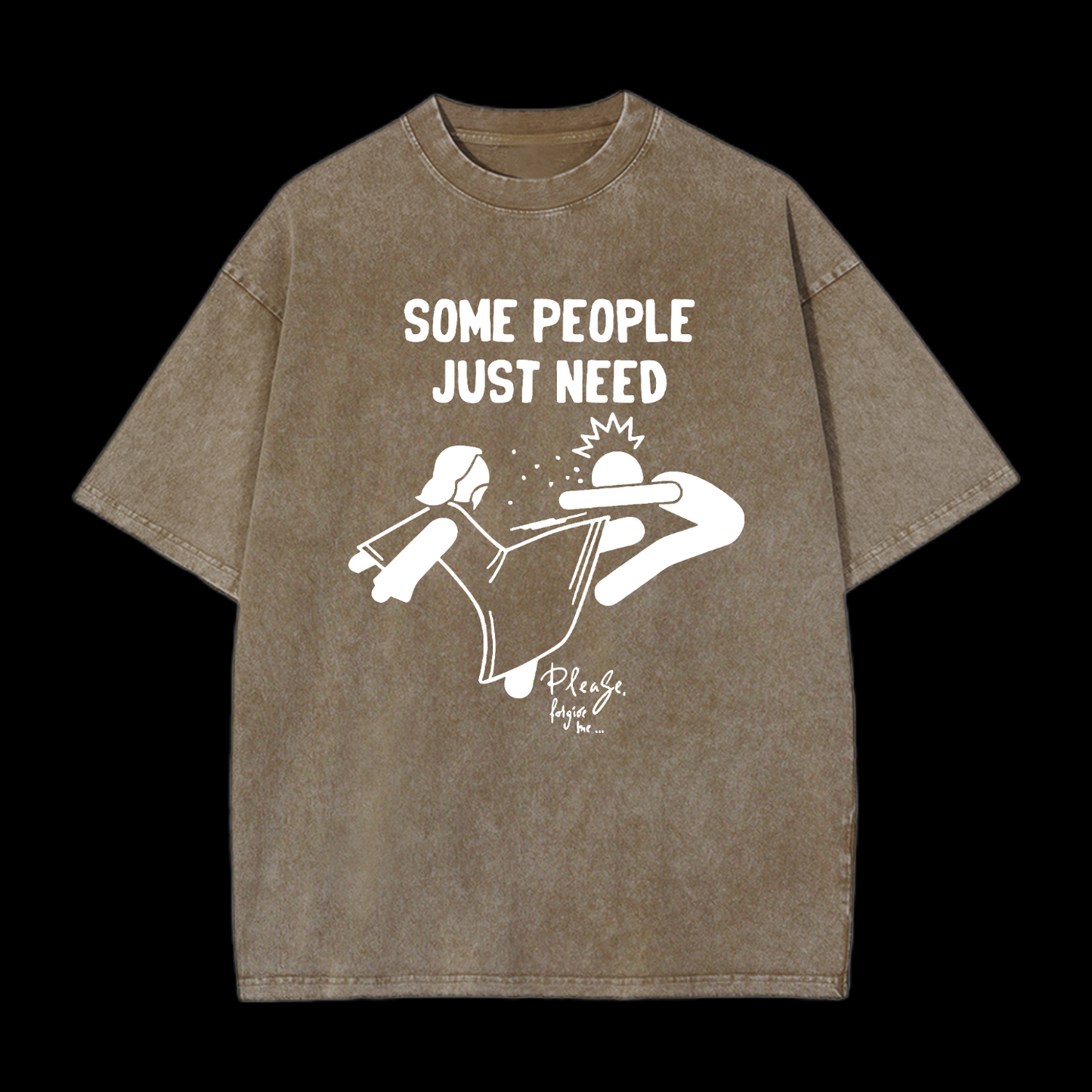 Please Forgive Me Washed T-Shirt