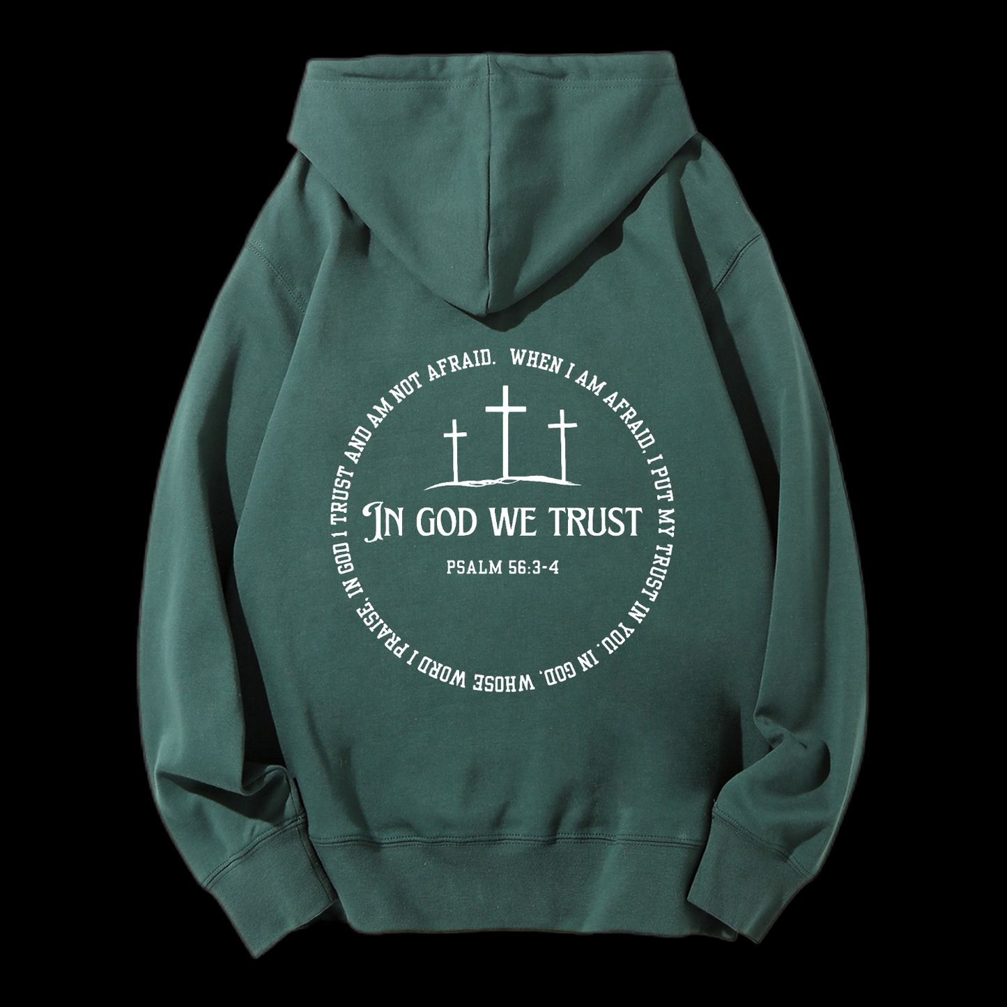 In God We Trust Drawstring Hoodie