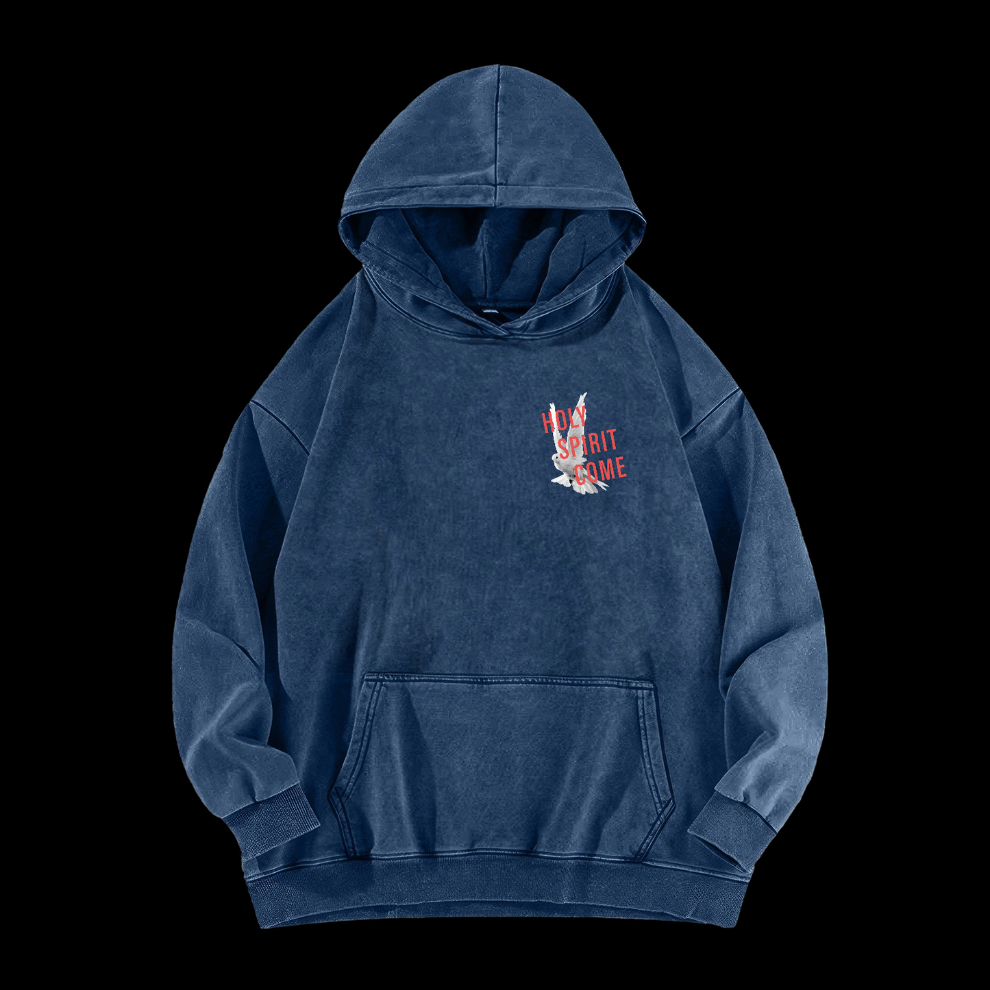 Holy Spirit Come Washed Hoodie