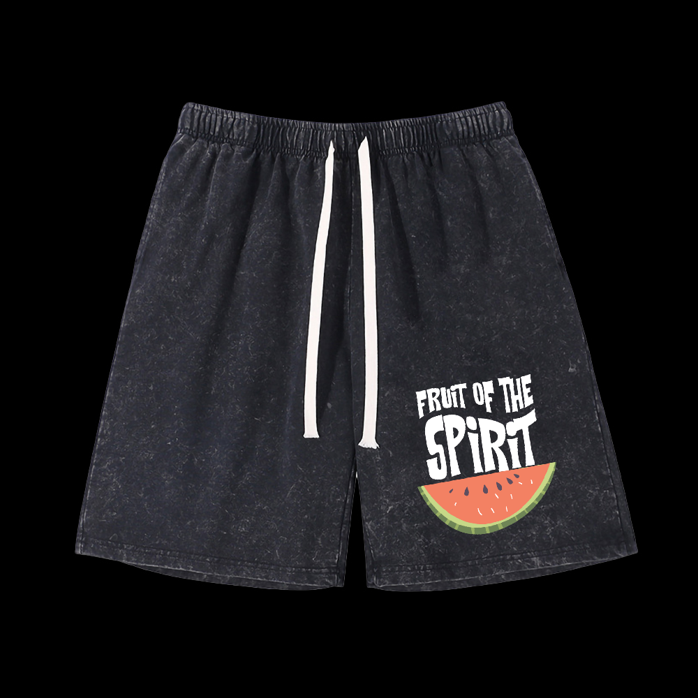 Fruit Of The Spirit Washed Shorts