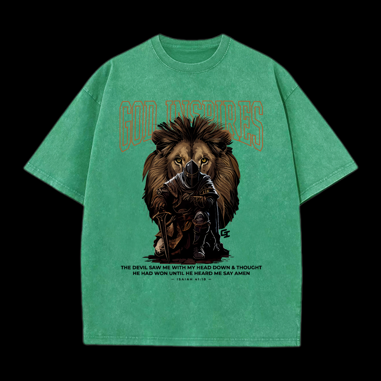 God Inspires Washed T-Shirt