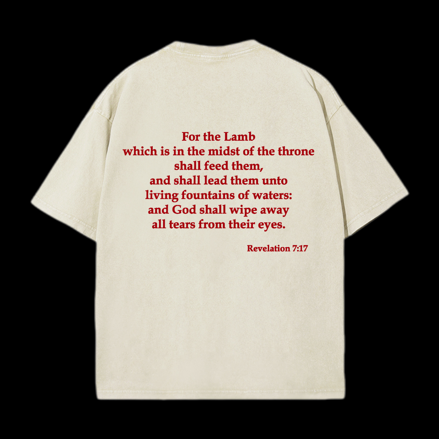 For The Lamb At The Center Washed T-Shirt