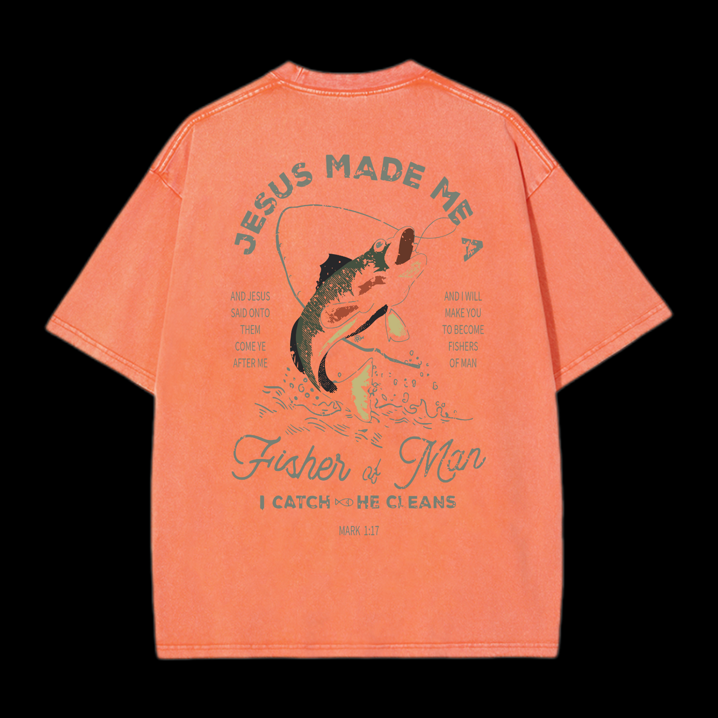 Fishers Of Men Washed T-Shirt