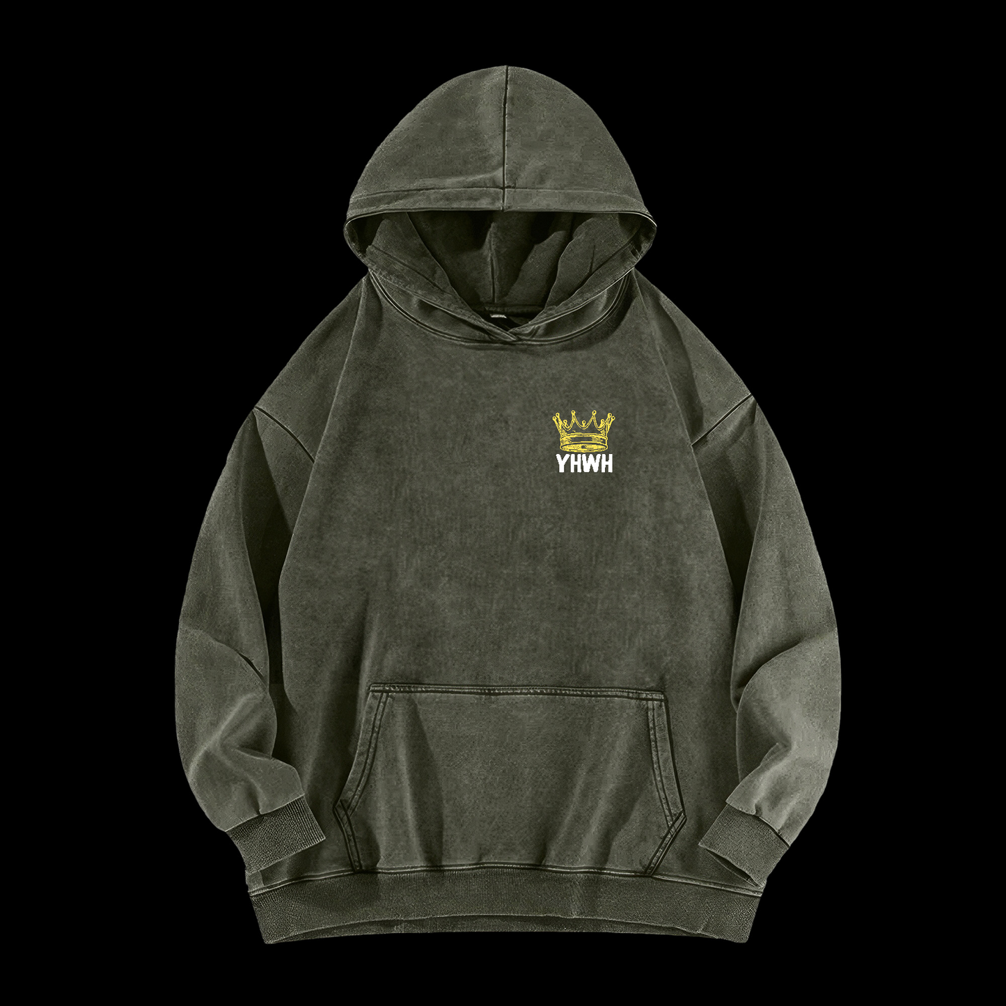 Yhwh Not My Way Washed Hoodie
