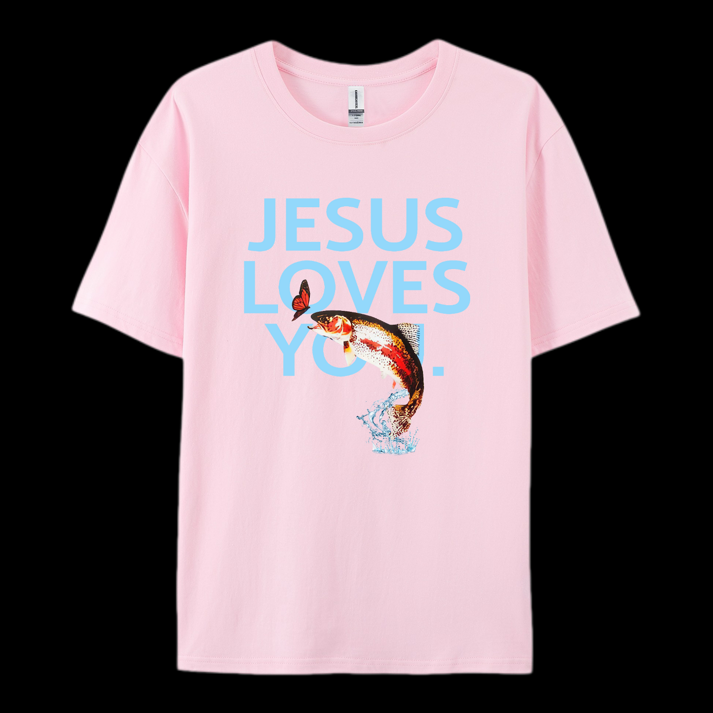 Jesus Loves You Cotton T-Shirt
