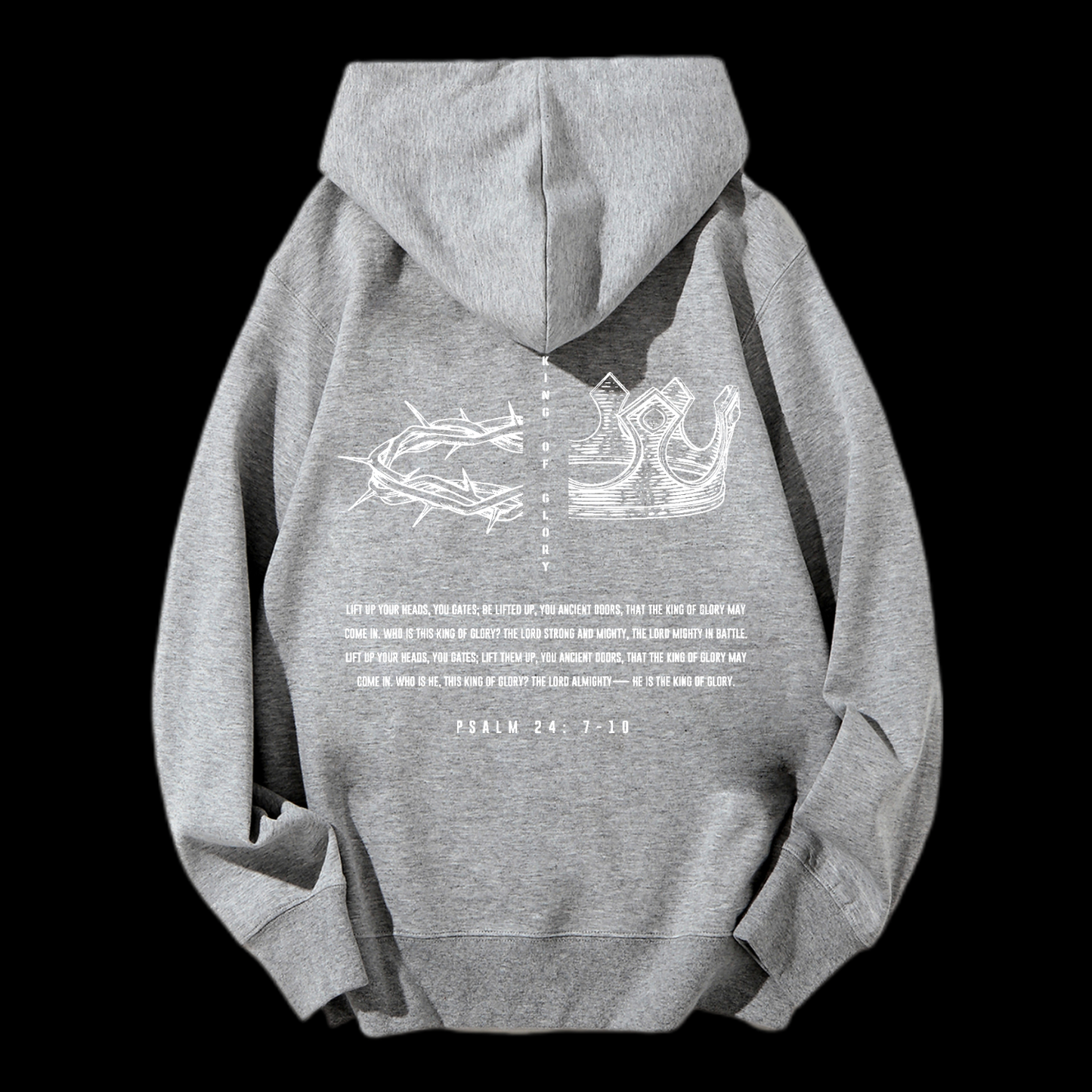 King Of Glory Drawstring Hoodie