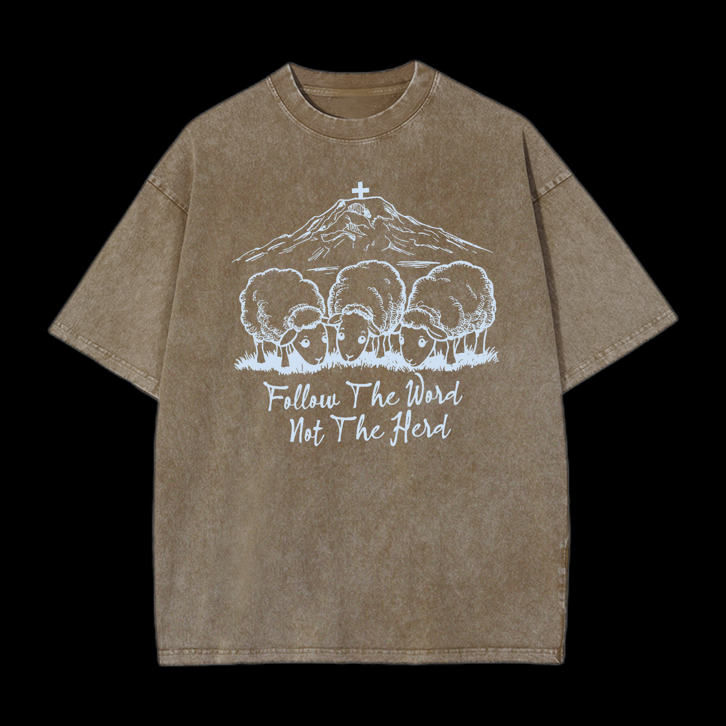 Follow The Word Not The Herd Washed T-Shirt
