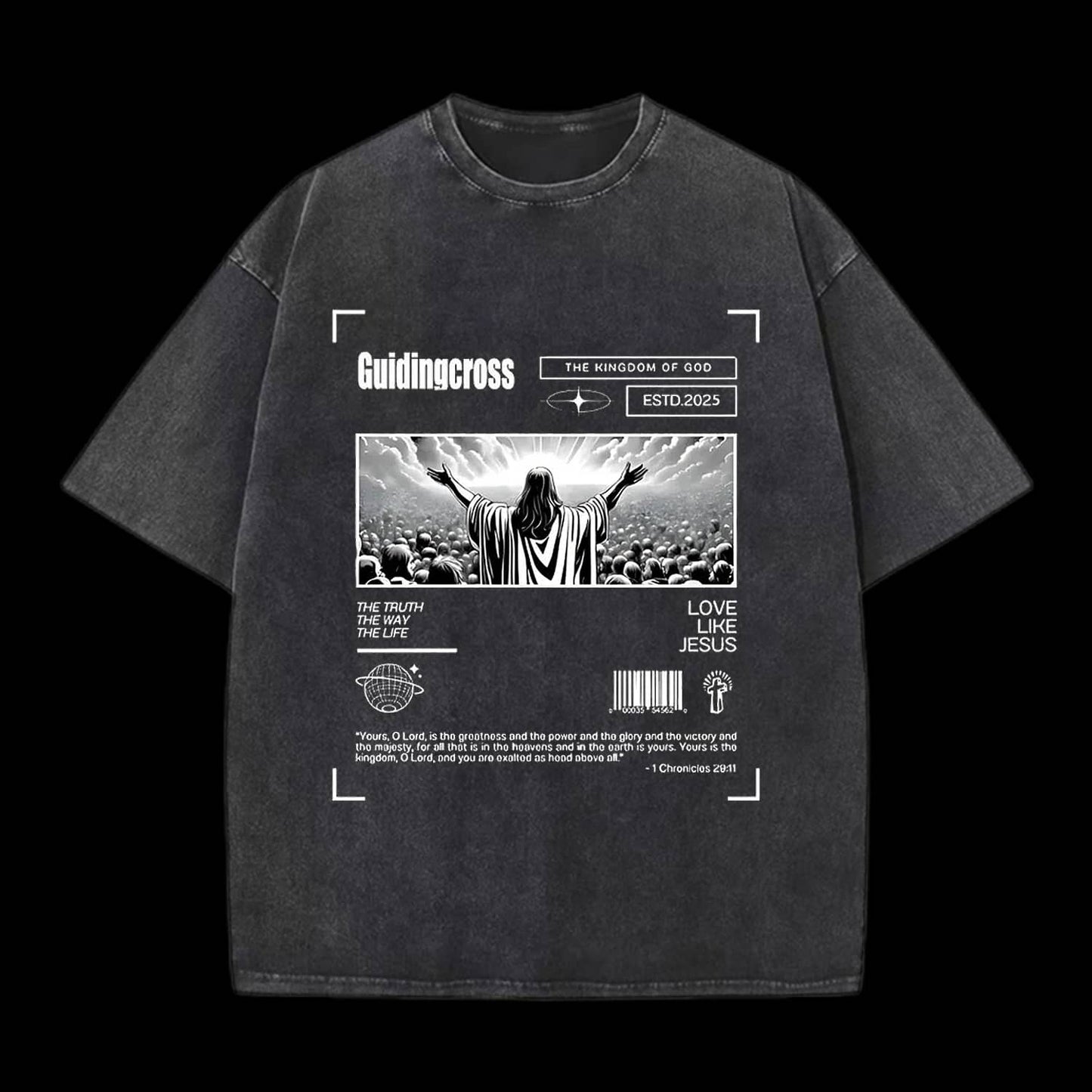 Divine Sacrifice Christian Washed T-Shirt