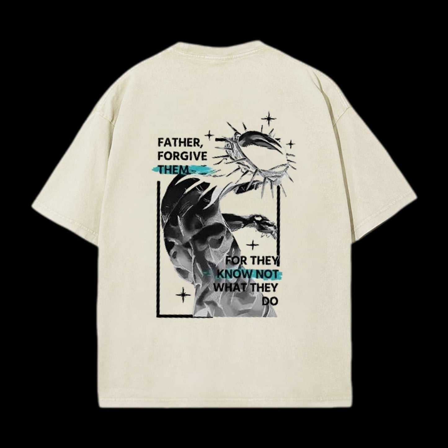 Father, Forgiven Them Unisex Washed Christian T-shirt