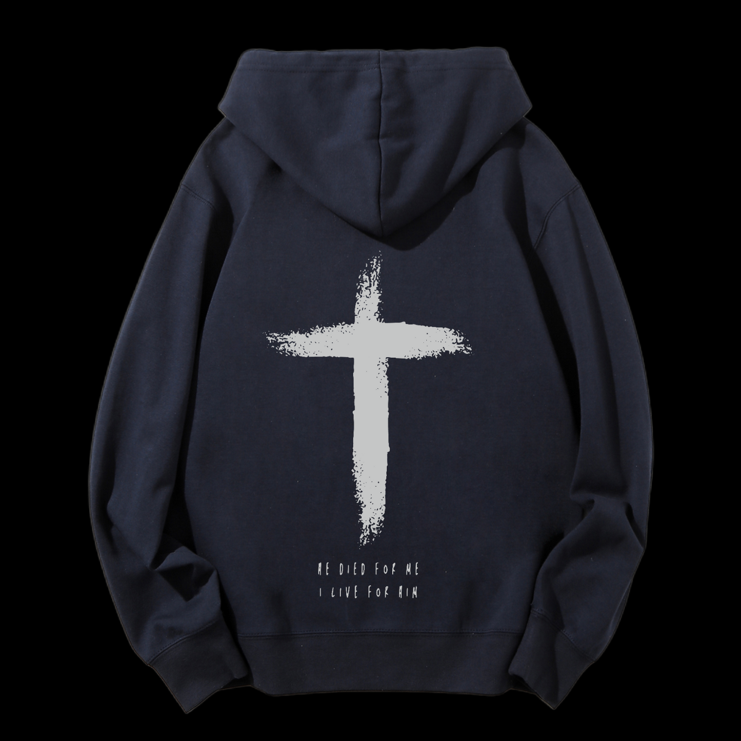 I Live For Him Drawstring Hoodie