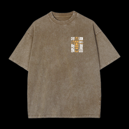 Lion Of Judah Washed T-Shirt