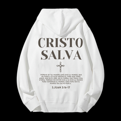 Cristo Salva Drawstring Hoodie