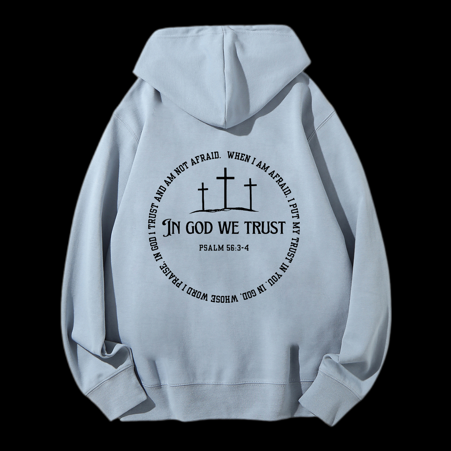 In God We Trust Drawstring Hoodie
