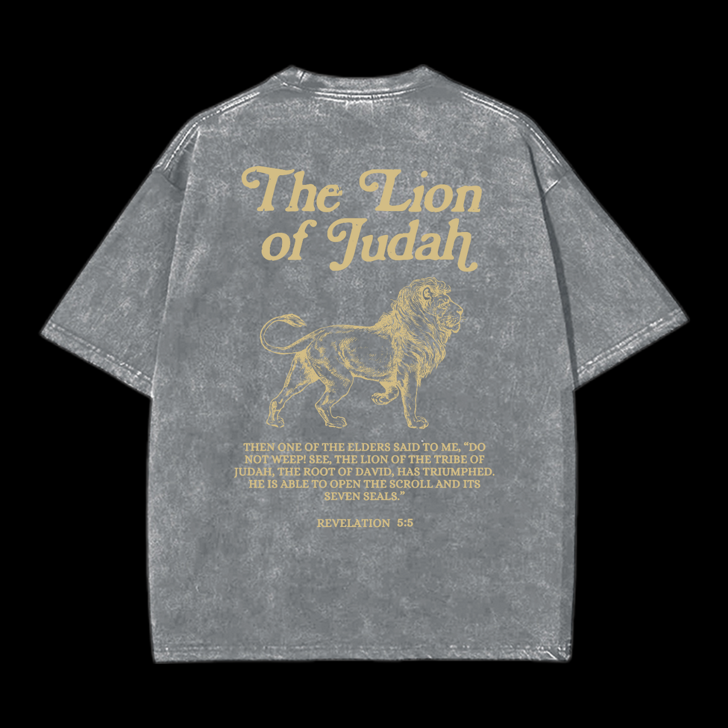 The Lion Of Judah Washed T-Shirt