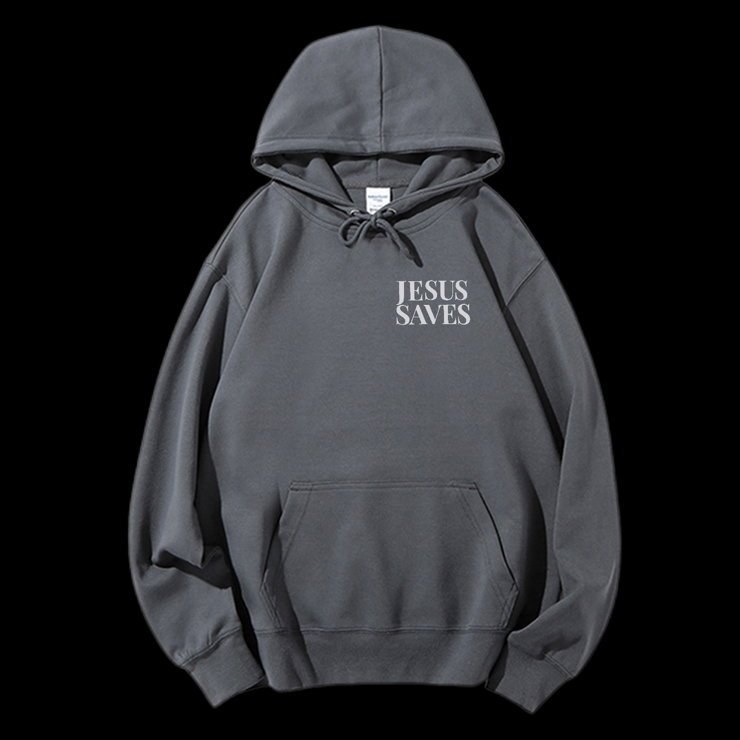 Jesus Saves Drawstring Hoodie