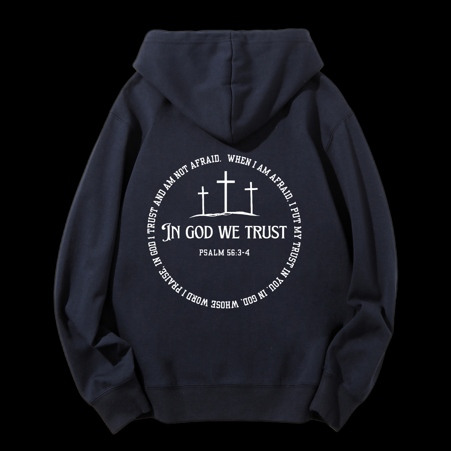 In God We Trust Drawstring Hoodie