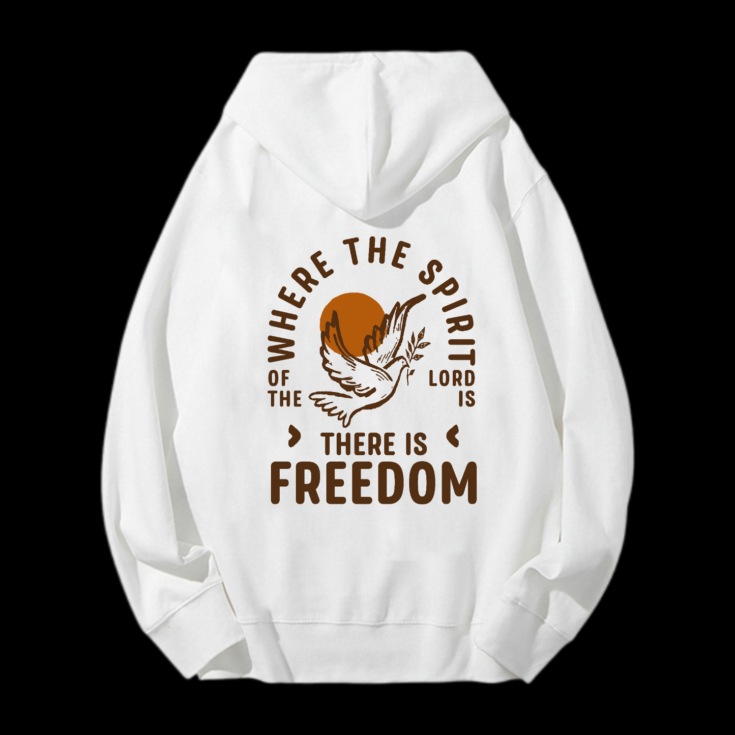 There Is Freedom Drawstring Hoodie