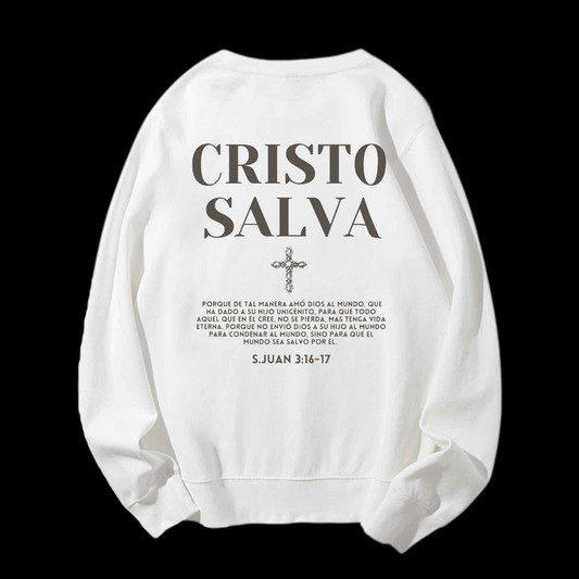 Cristo Salva Crewneck Sweatshirt