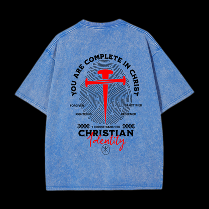 You Are Complete In Christ Washed T-Shirt