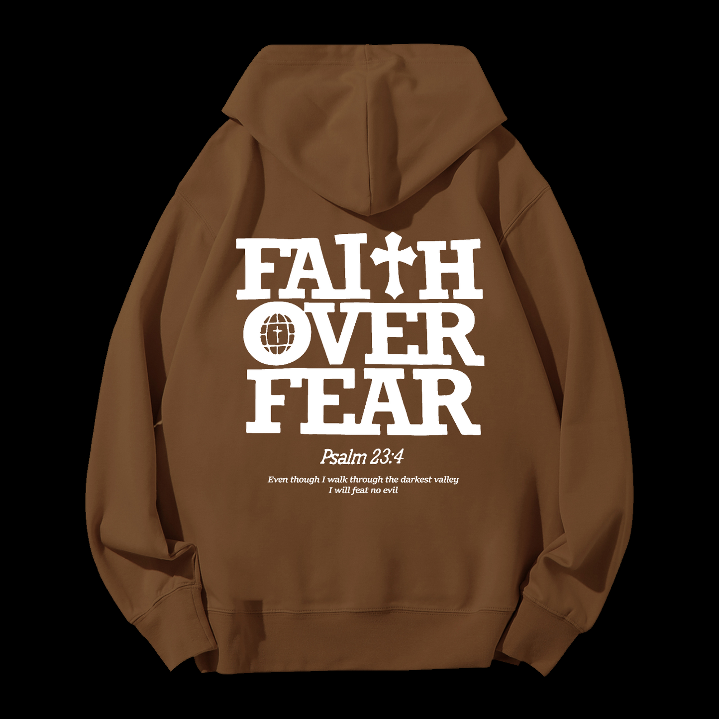 Faith Over Fear Drawstring Hoodie