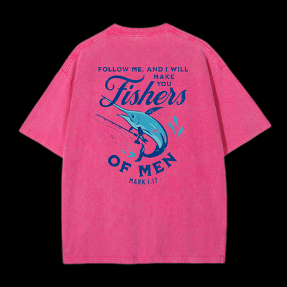 Fishers Of Men Washed T-Shirt