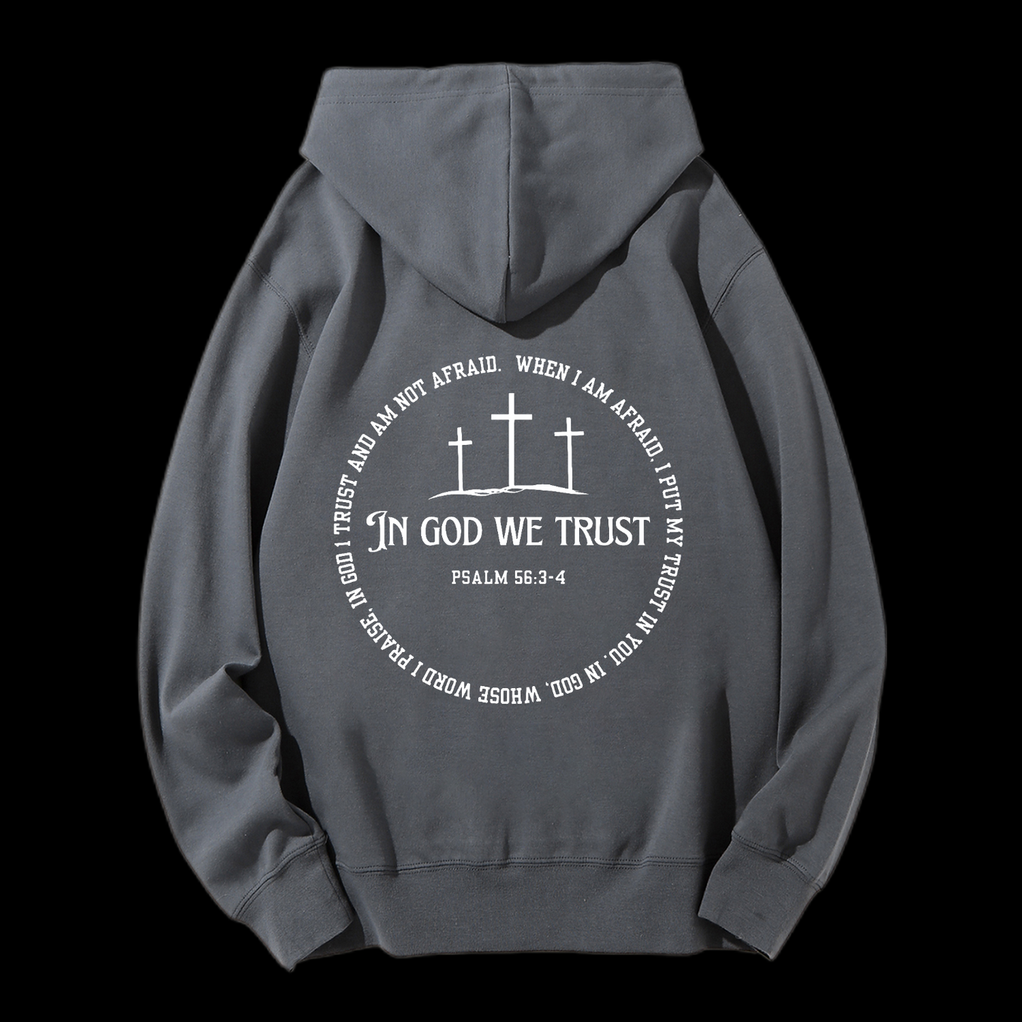 In God We Trust Drawstring Hoodie
