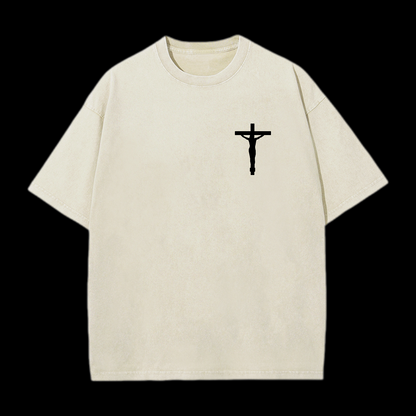Psalm 23:1 Washed T-Shirt