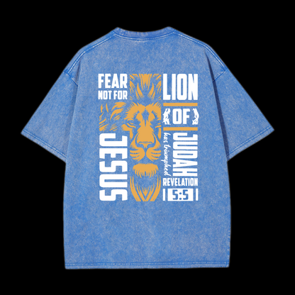 Lion Of Judah Washed T-Shirt