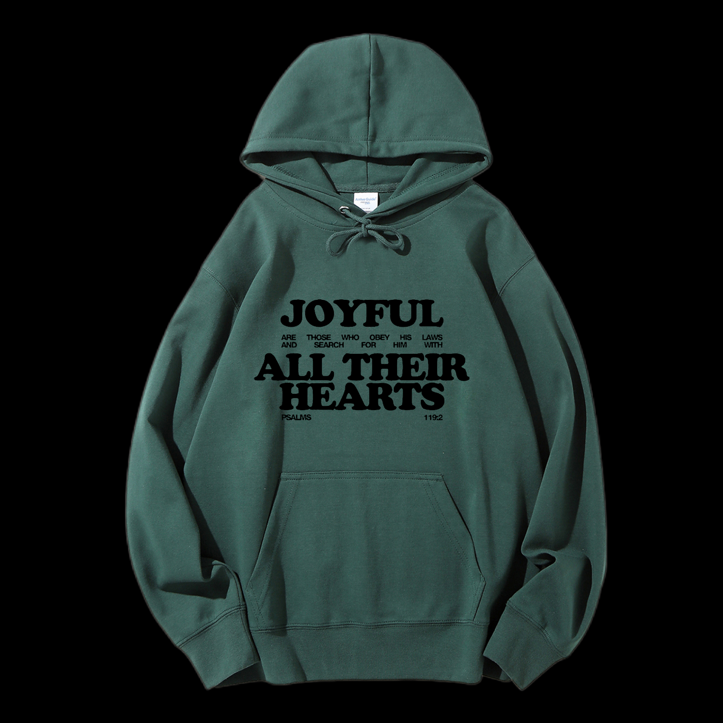 Joyful All Their Hearts Drawstring Hoodie