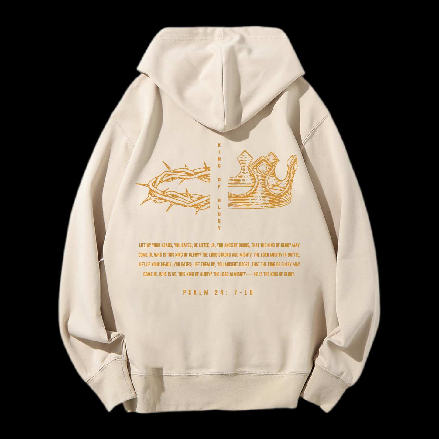 King Of Glory Drawstring Hoodie