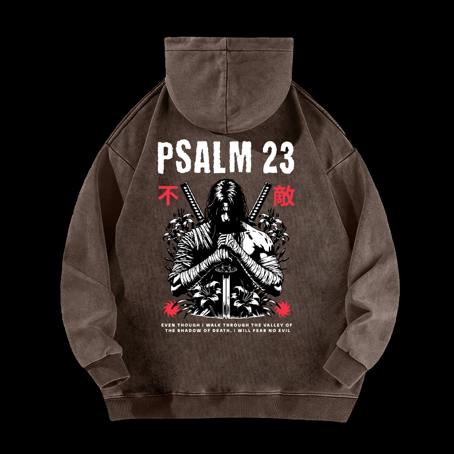 Fear No Evil  Washed Hoodie