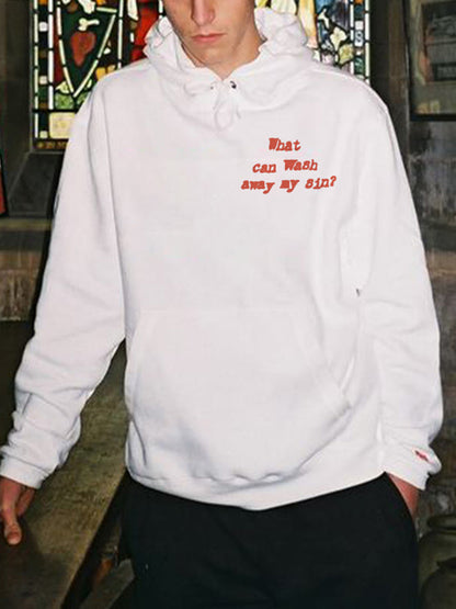 Nothing But Blood Of Jesus Drawstring Hoodie
