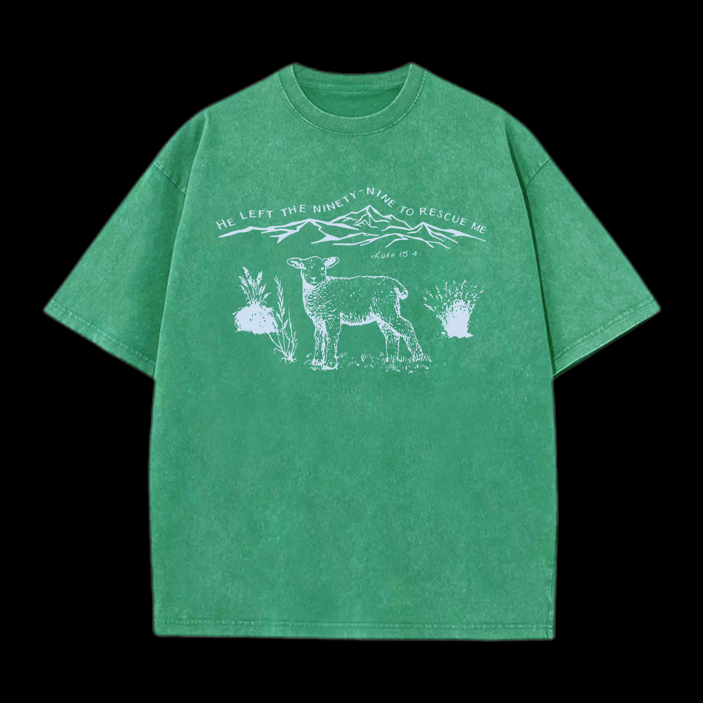 He Left The Ninety-Nine To Rescue Me Washed T-Shirt